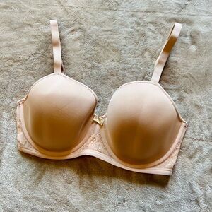 Bali Nude T-Shirt Bra with Lace Sides